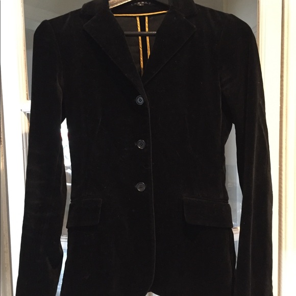 Theory Jackets & Blazers - Theory black velvet women’s blazer. Size small